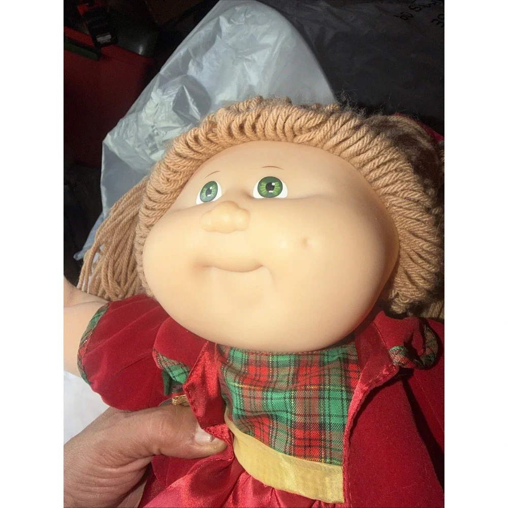 VTG Mattel 1998 Cabbage Patch Kids 15th Anniversary Lt Brown Hair Green Eyes HTF